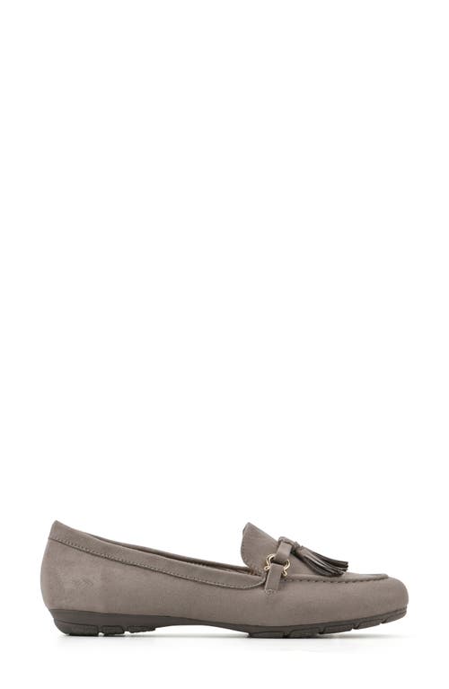 Cliffs By White Mountain Gush Tassel Loafer In Gray