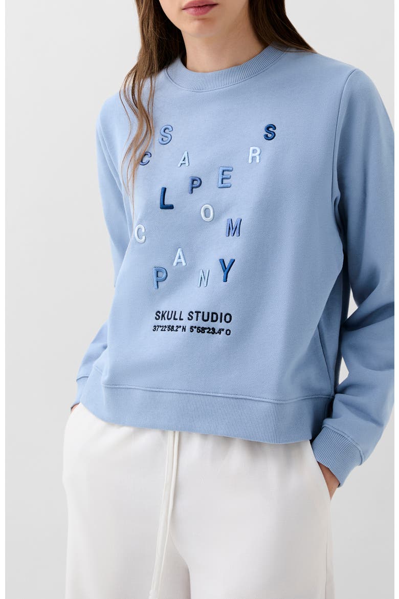Multiletter Sweater, Main, color, Lightblue