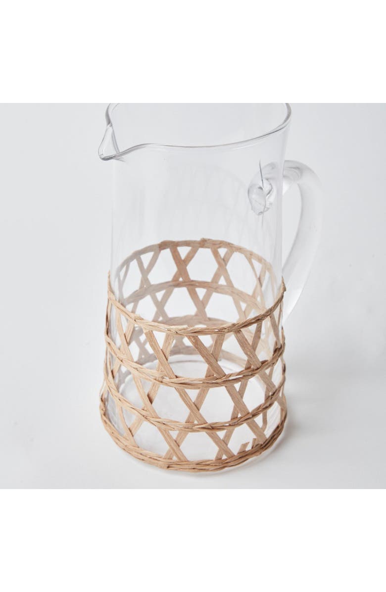 Mrs. Alice Raffia Water Jug, Alternate, color, Neutral