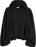 Dries Van Noten Hannett Oversize Draped Hoodie