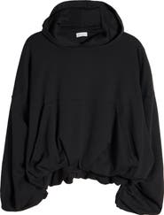 Dries Van Noten Hannett Oversize Draped Hoodie