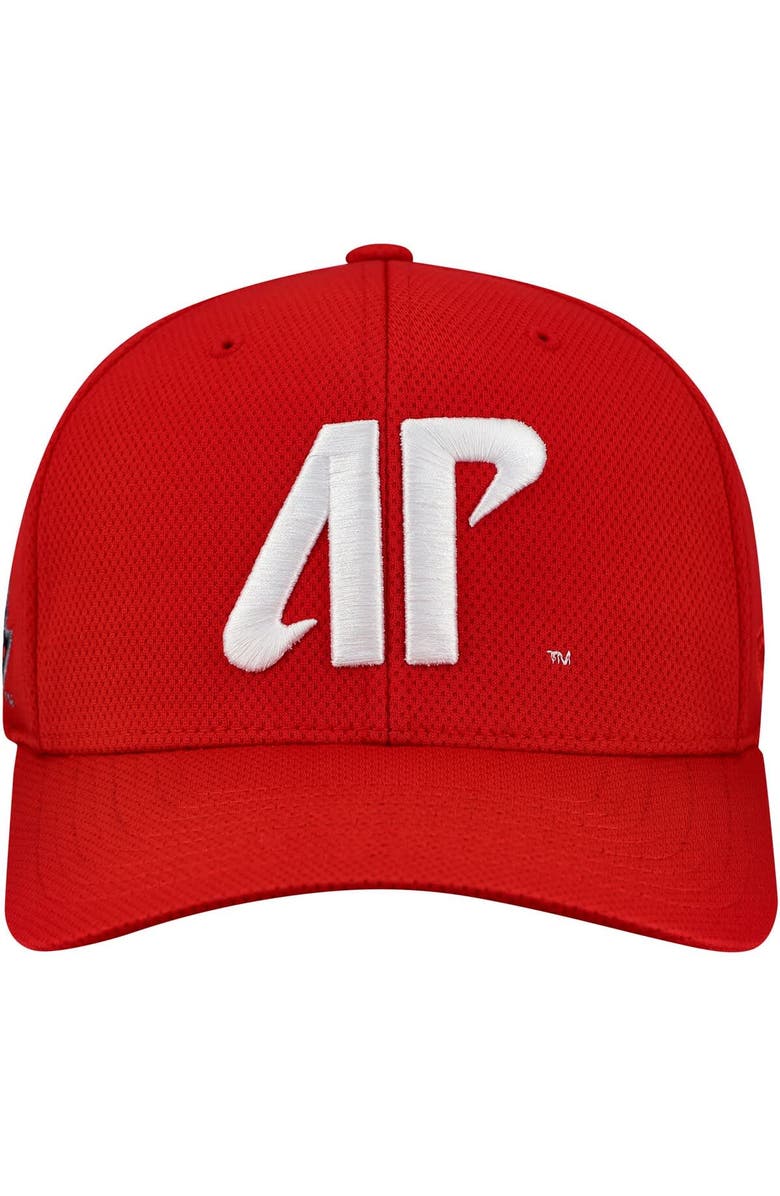TOP OF THE WORLD Men's Top of the World Red Austin Peay State Governors Reflex Performance Flex Hat, Alternate, color, Red