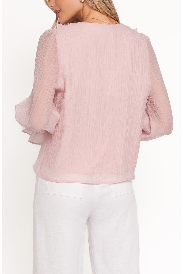 Lennon Ruffle Top, Alternate, color, BLUSH