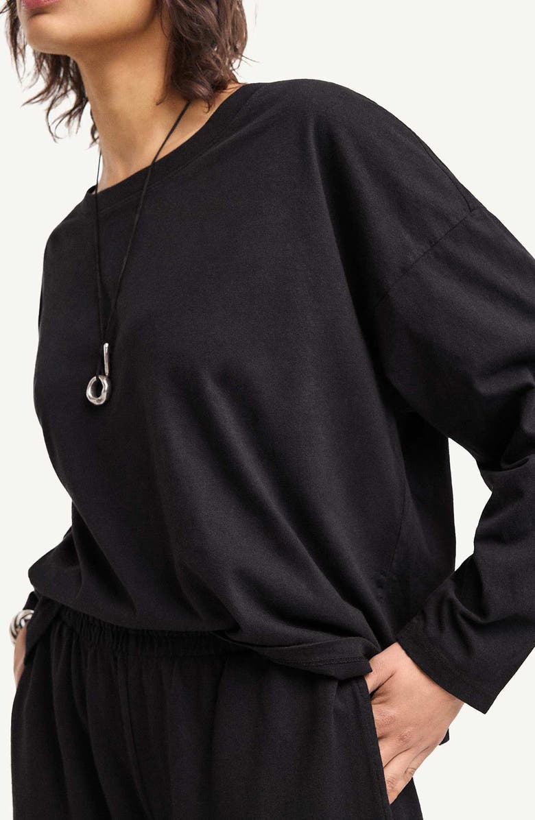 Vitamin A<sup>®</sup> Coast Cotton Blend Sweatshirt, Alternate, color, Black