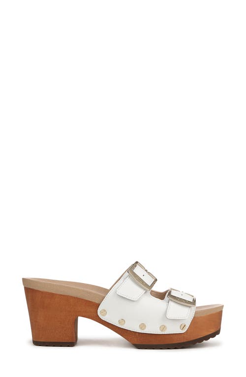 Dr. Scholl's Women's Original Vibe Slide Platform Sandals In White