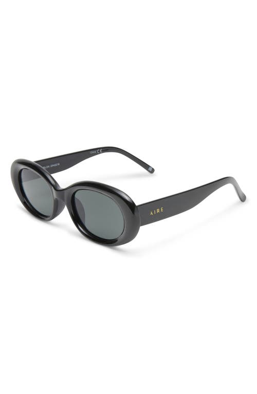 AIRE AIRE EPSILON 50MM SMALL OVAL SUNGLASSES