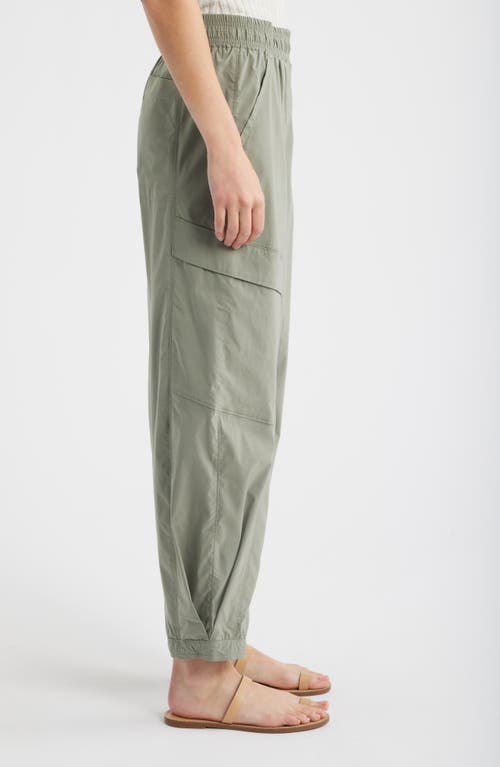 Wit & Wisdom Ultra Skyrise Wide Leg Cargo Pants In Green