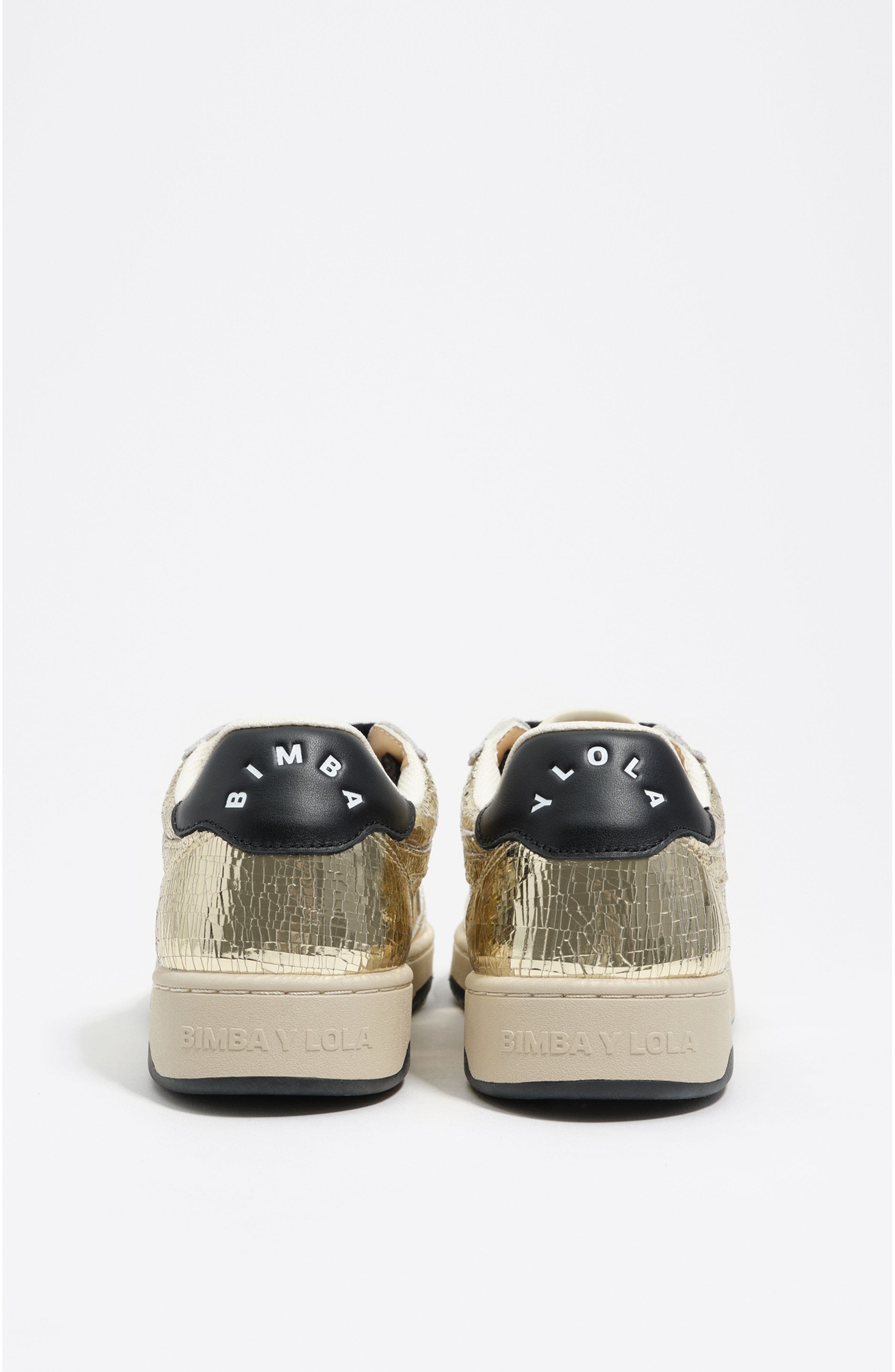Bimba y Lola Leather 13 57 Cupsole Sneaker, Alternate, color, Gold