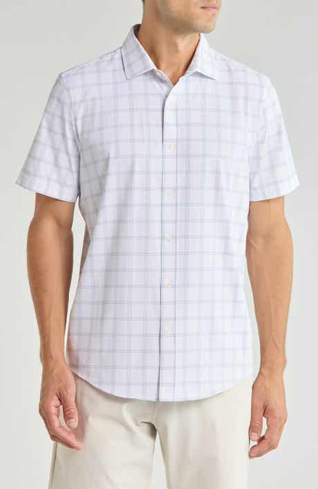 State of Mind Plaid Short Sleeve Button-Up Shirt