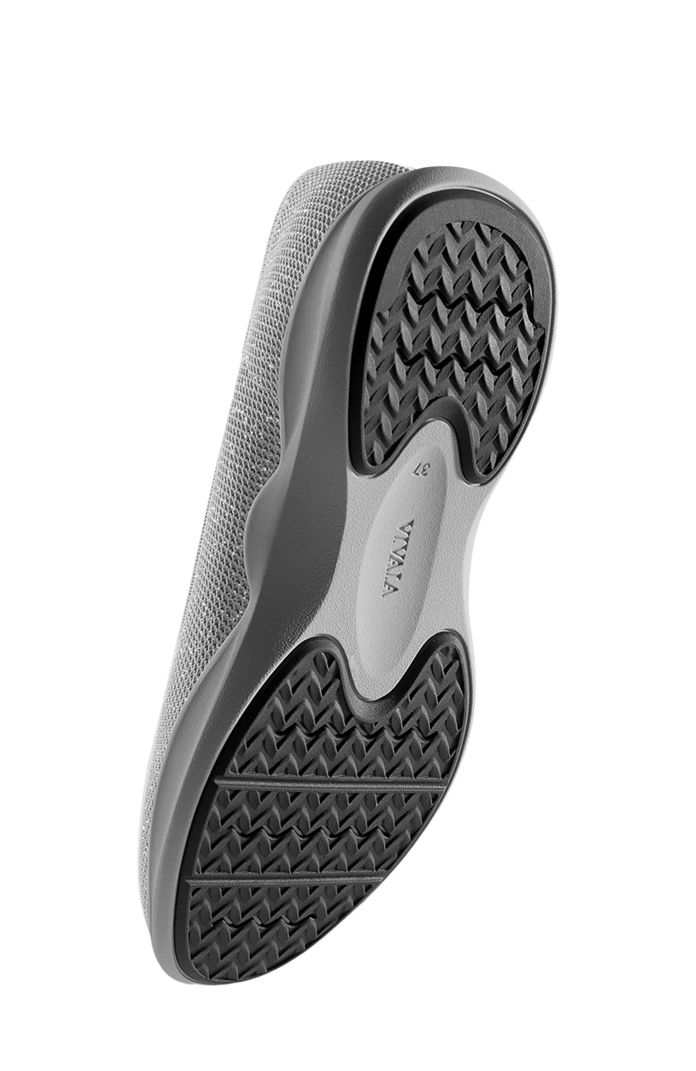 VIVAIA Water-Repellent Round-Toe All-Day Sneaker Flats, Alternate, color, Metallic Diamond