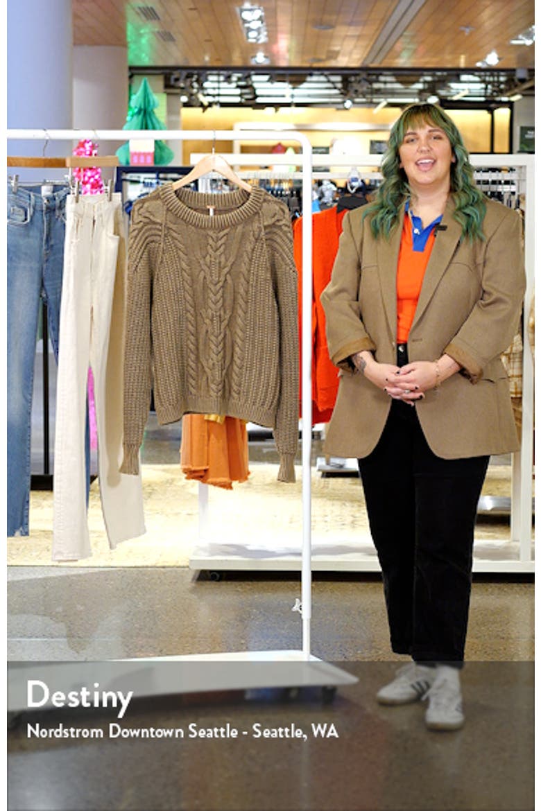 Frankie Cable Cotton Sweater video