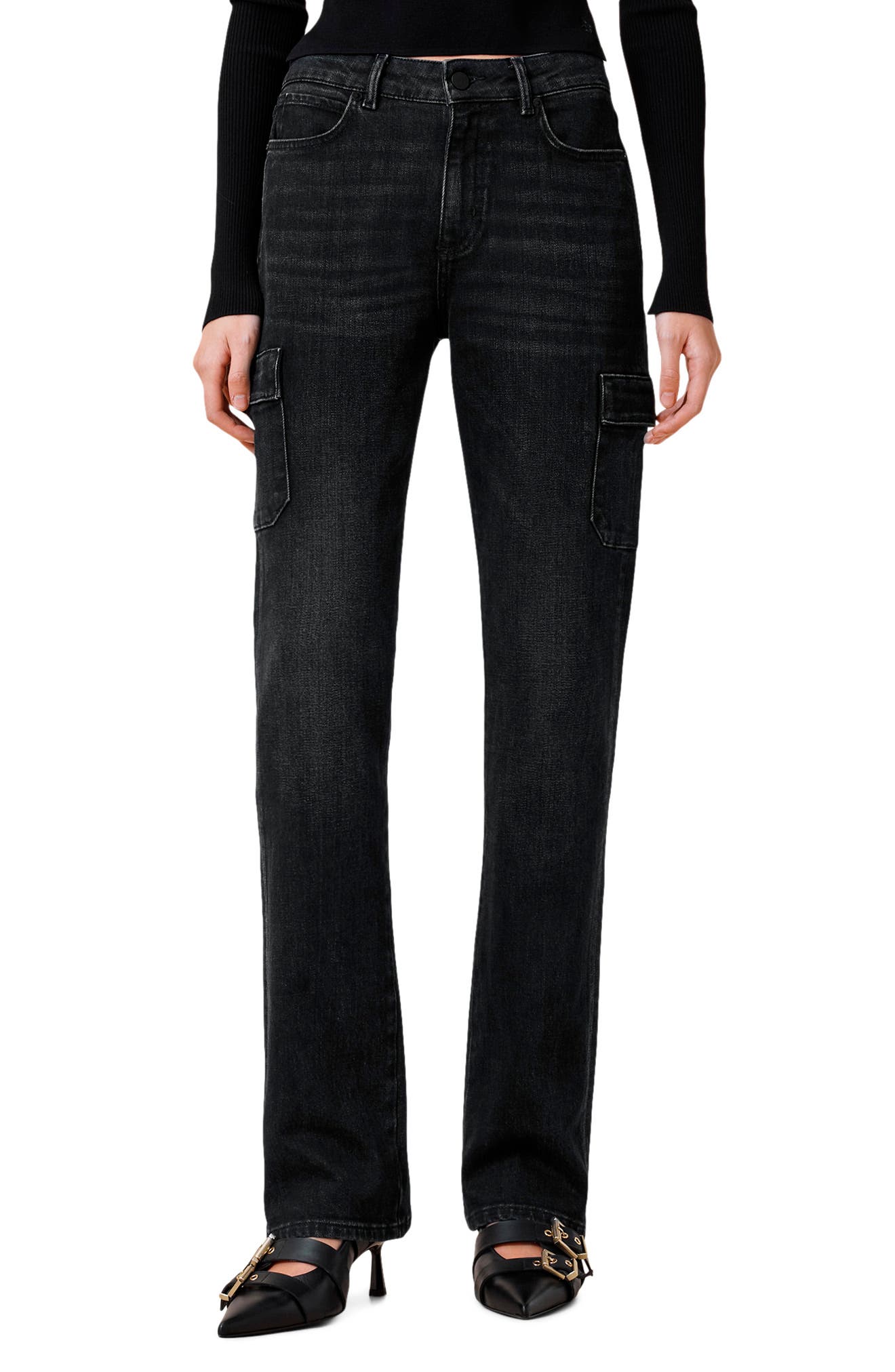 Hollis Cargo Bootcut Jeans