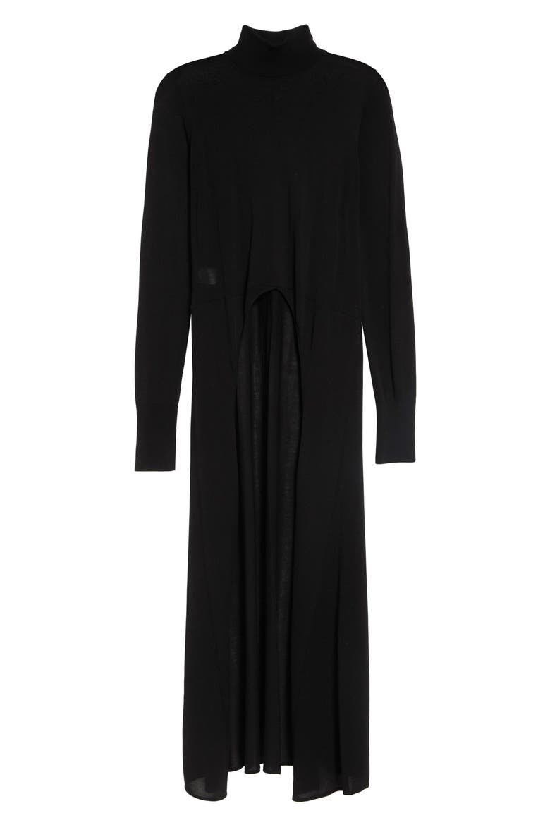 Byrd High-Low Sweater, Alternate, color, 000001 BLACK