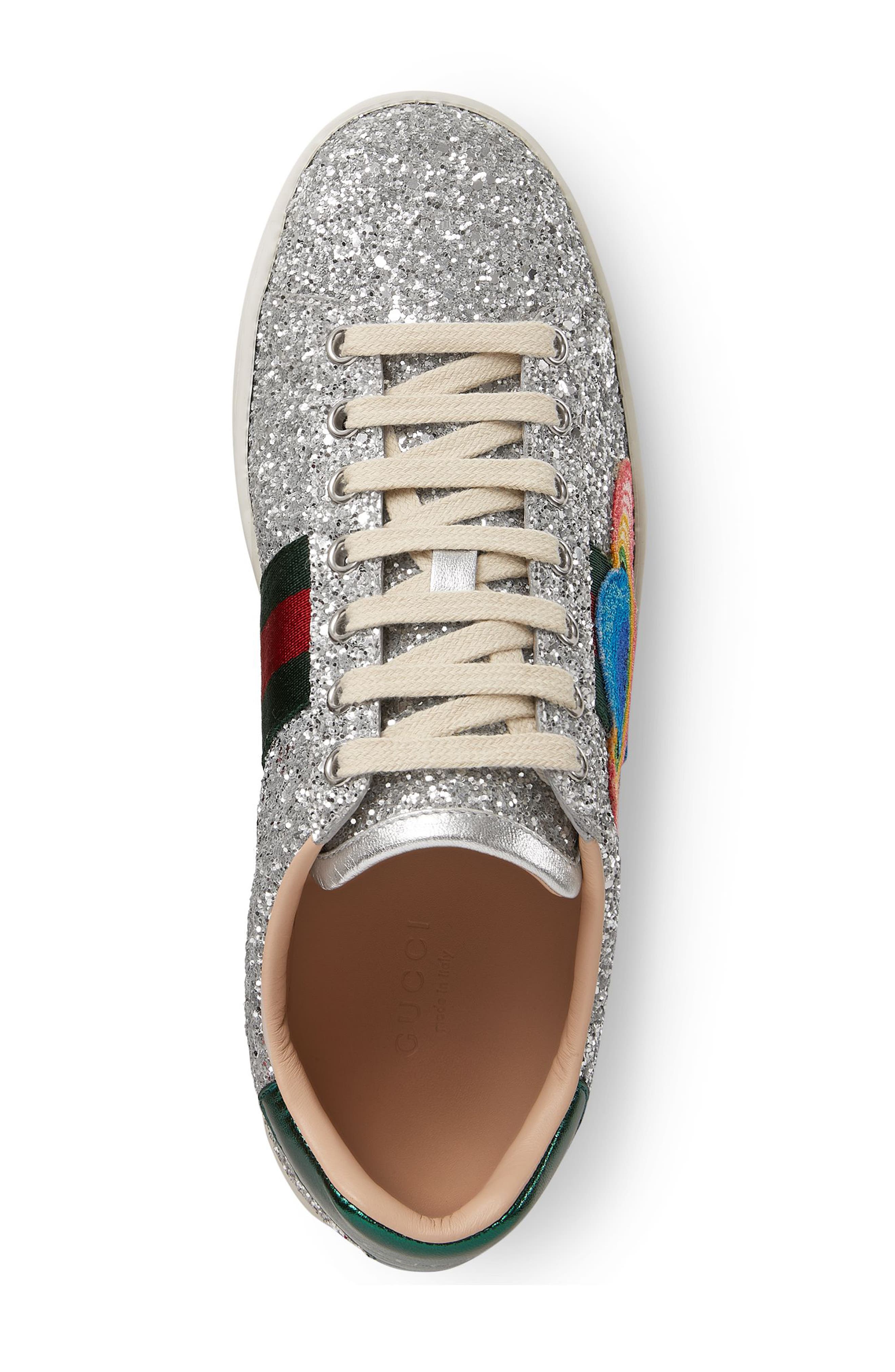 Gucci New Ace Low Top Sneaker, Alternate, color, 