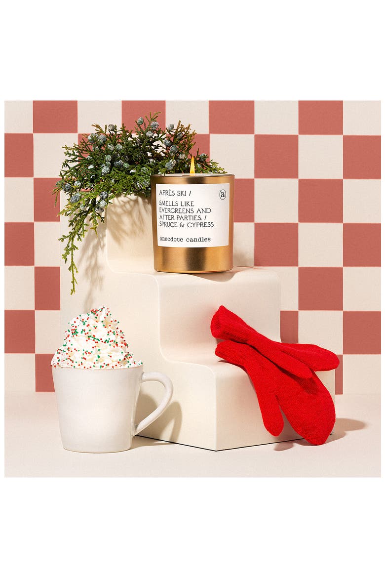 Aprés Ski Candle, Alternate, color, GOLD