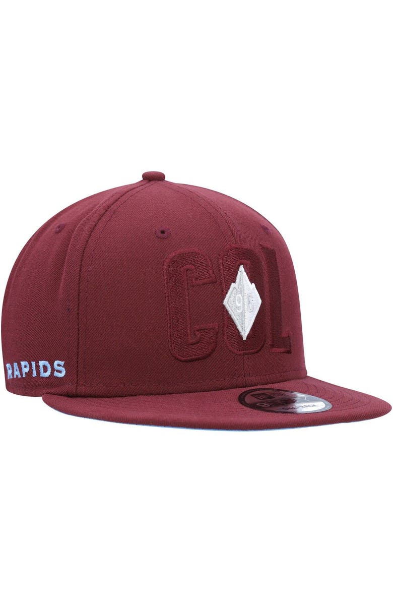 New Era Men's New Era Burgundy Colorado Rapids Kick Off 9FIFTY Snapback Hat, Main, color,