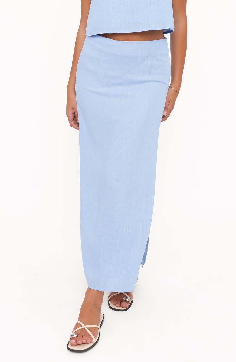Petal & Pup Madison Maxi Skirt, Main, color, Blue