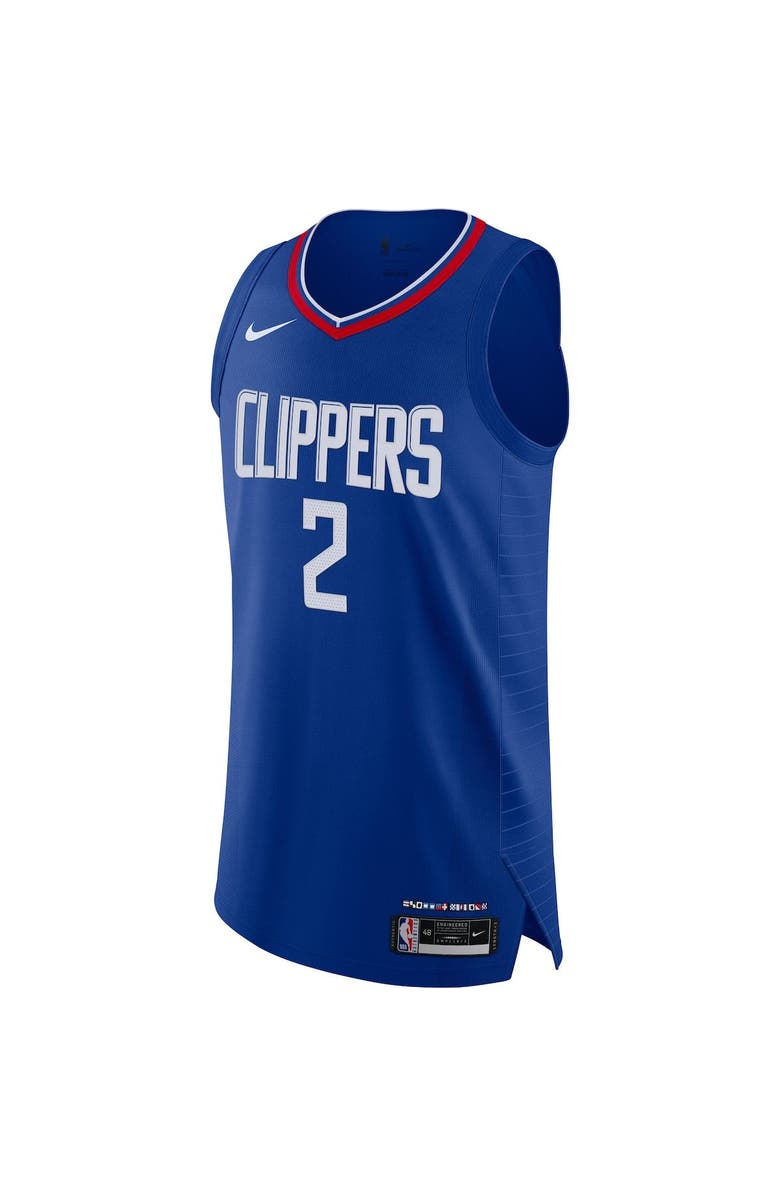 Nike Men's Nike Kawhi Leonard Royal LA Clippers Authentic Jersey - Association Edition, Alternate, color,