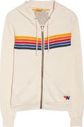 Aviator Nation 5-Stripe Zip Hoodie