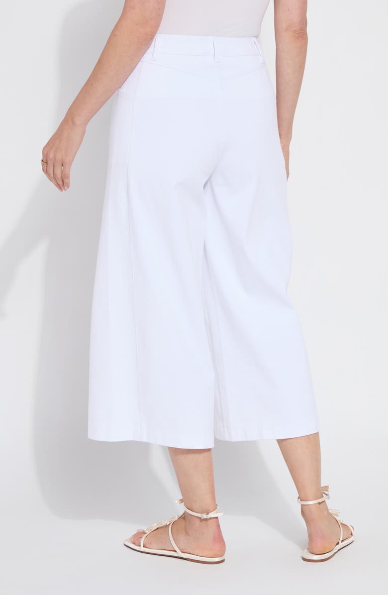 Lysse Fiorella Stretch Knit Denim Culottes, Alternate, color, 