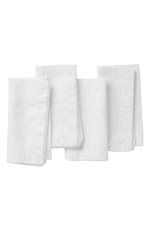 Olivos 4-Pack Organic Linen Napkins