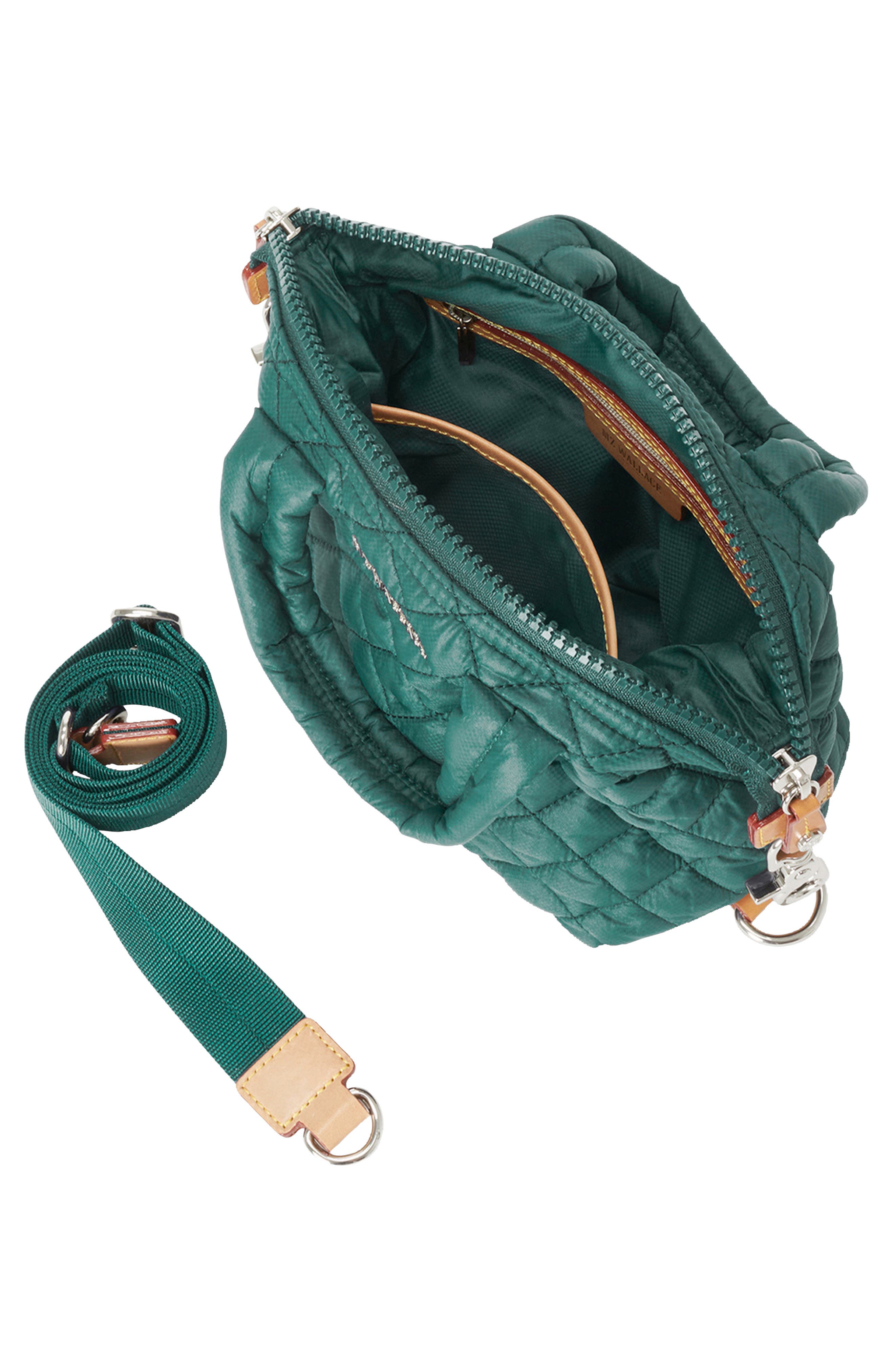 MZ Wallace Micro Sutton Tote, Alternate, color, Emerald