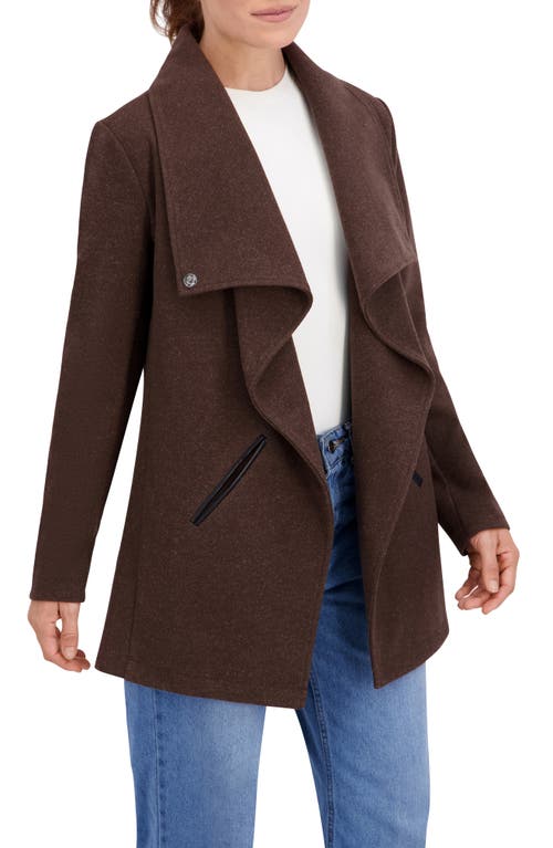 Ookie & Lala Drape Jacket In Brown