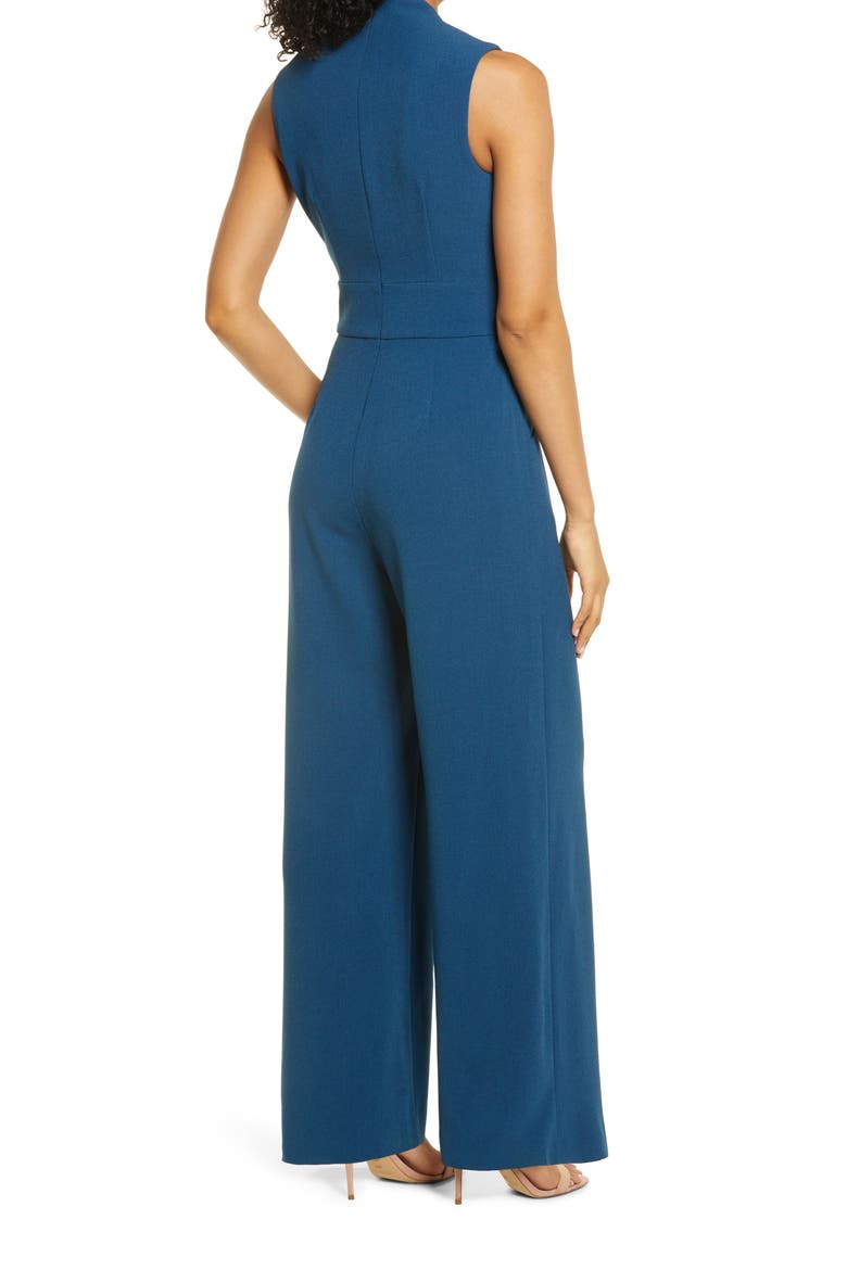 Sleeveless Jumpsuit, Alternate, color, PEACOCK