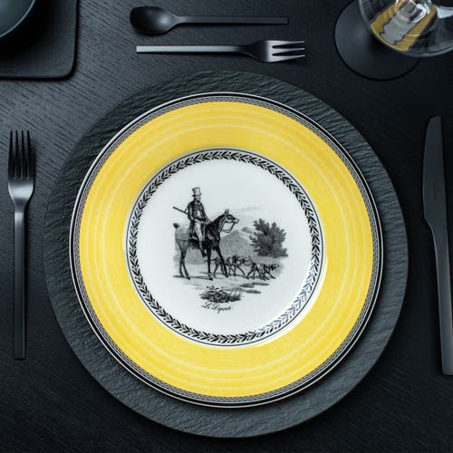 Villeroy & Boch Audun Chasse Dinner Plate In Yellow