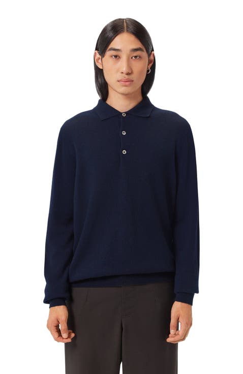 Essential Cashmere Polo Sweater