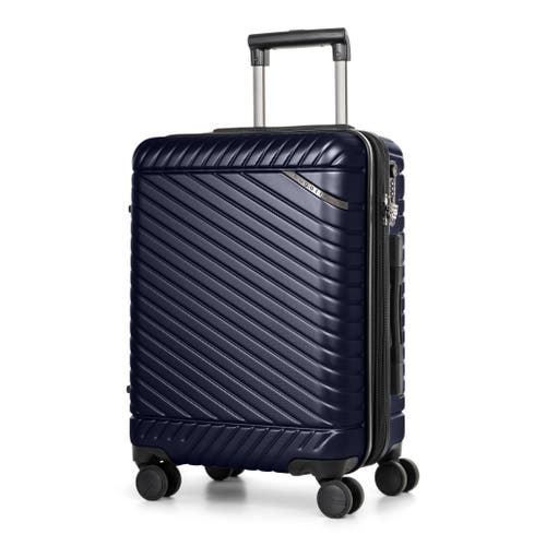 Bugatti Oslo 3 Piece Hardside Luggage Set With Expansion In Navy