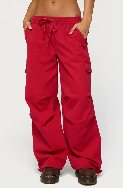 Paskal Twill Baggy Parachute Pants