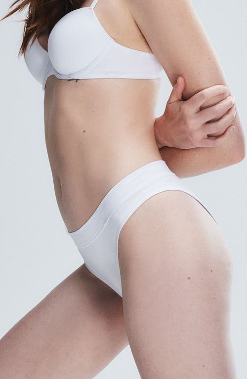 Savage X Fenty Essentials Cotton Blend Cheeky Briefs In White