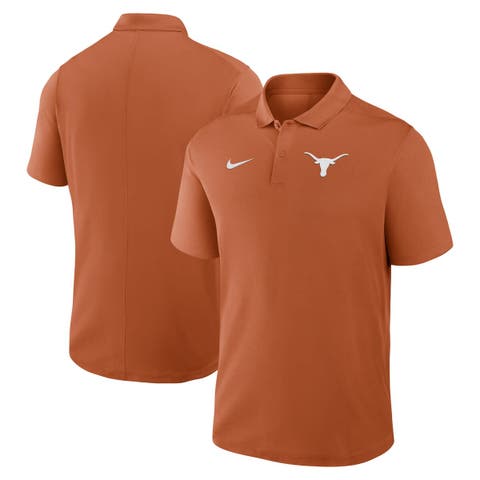 Men's Nike Texas Orange Texas Longhorns Primetime Victory Primary Logo Performance Polo