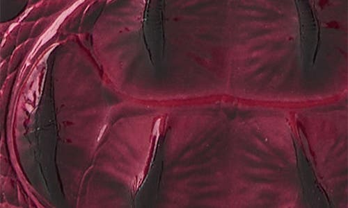 Brahmin Jane Croc Embossed Leather Wallet In Pink