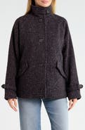 Sam Edelman Tweed Jacket with Wing Collar