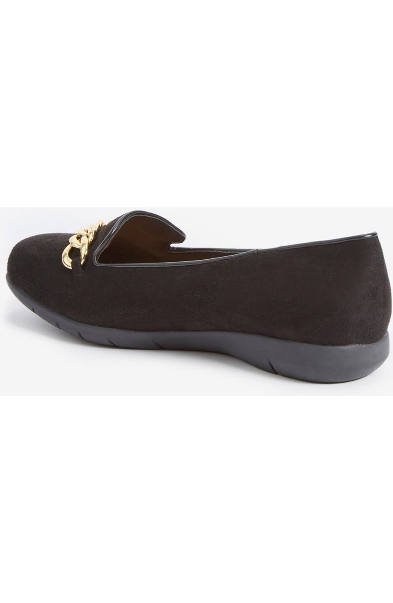 Comfortview The Thayer Slip On Flat, Alternate, color, Black