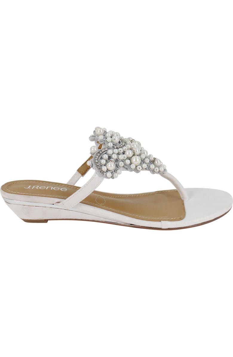 J. Reneé J.Renée Aloysia Embellished Flip Flop, Alternate, color,