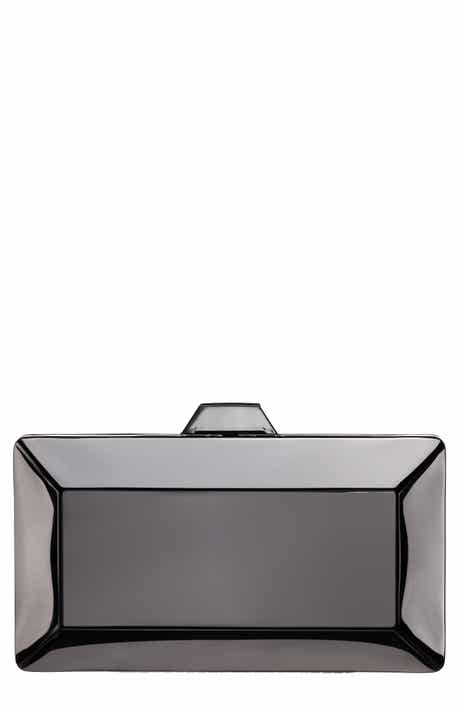 Nina Glint Frame Clutch