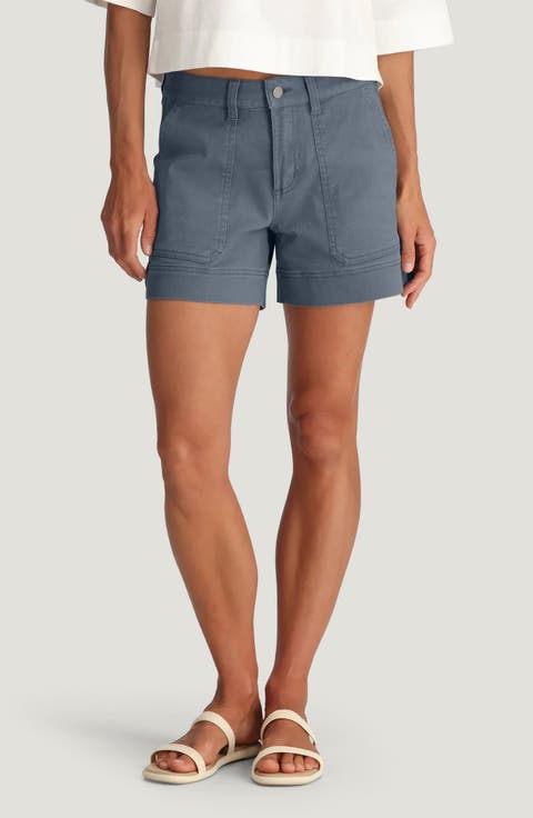 Folly Stretch Cotton Twill Shorts