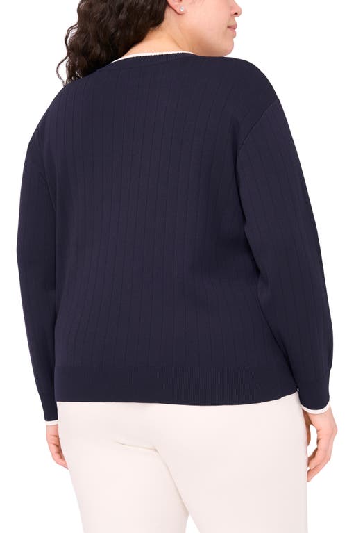 Halogenr Halogen(r) Tipped V-neck Cardigan