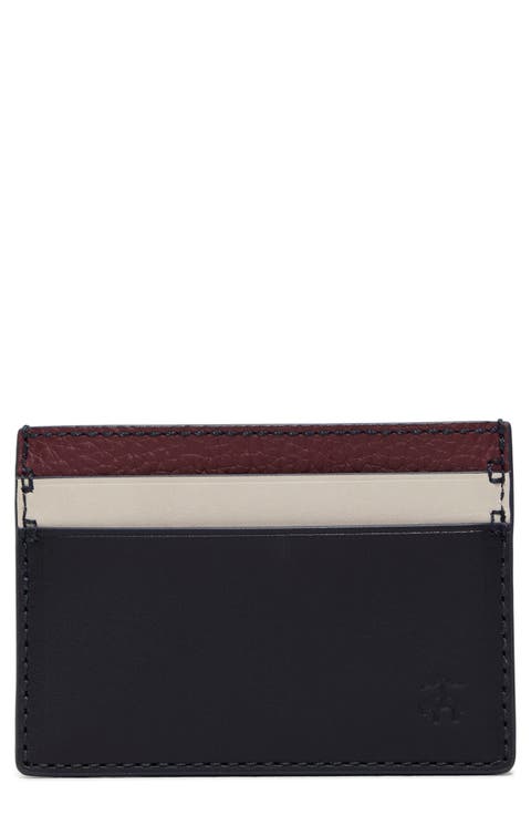 Portland Colorblock Leather Card Case