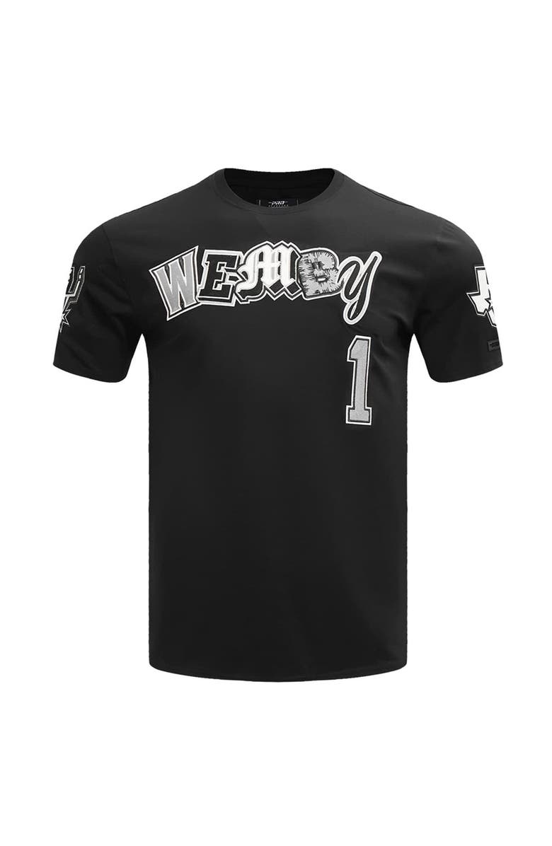 PRO STANDARD Men's Pro Standard Victor Wembanyama Black San Antonio Spurs City Ransom T-Shirt, Alternate, color, Black