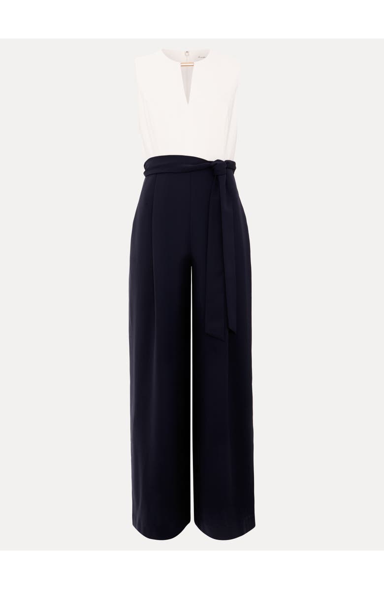 Phase Eight Brylee Wide Leg Jumpsuit, Alternate, color, Navy/Ivory