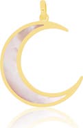 The Lovery Fine Jewelry Mother of Pearl Crescent Moon Charm