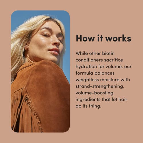 Hims & Hers Full Volume Conditioner Moisturizing, Shine Enhancing, Citrus Spice Formula In Neutral