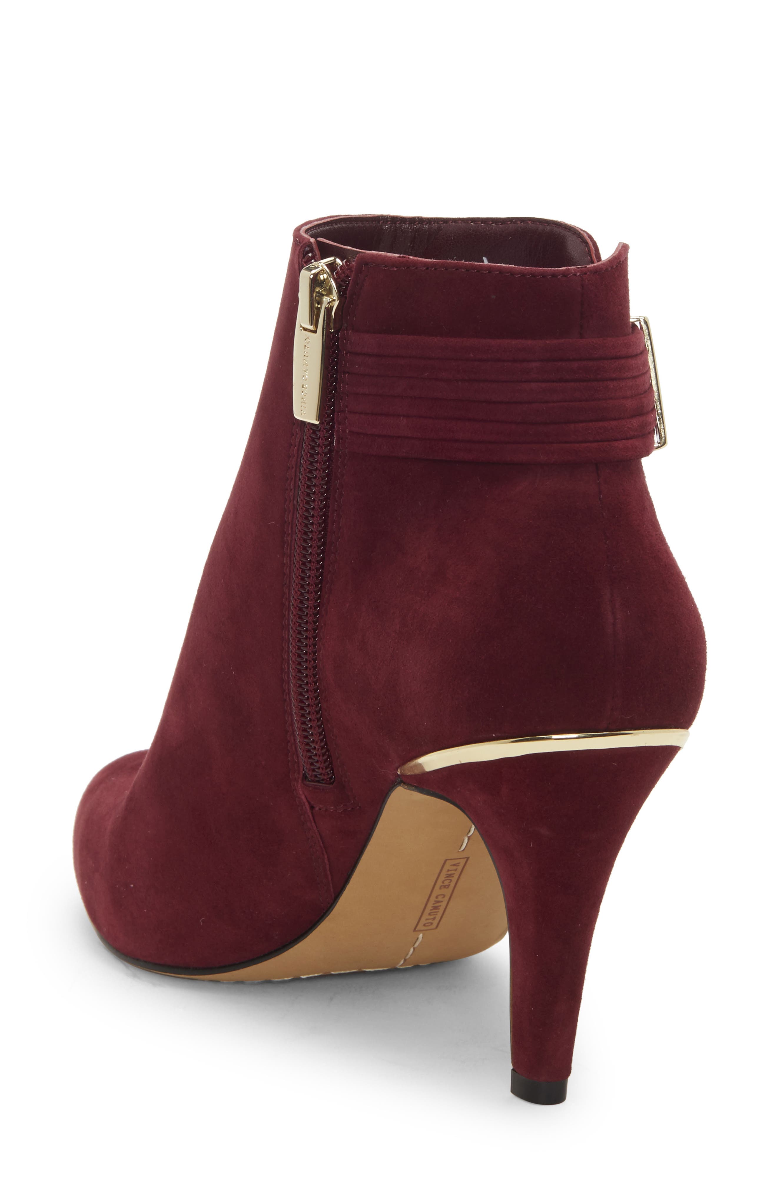 Vinisha Bootie, Alternate, color, RIBBON RED SUEDE