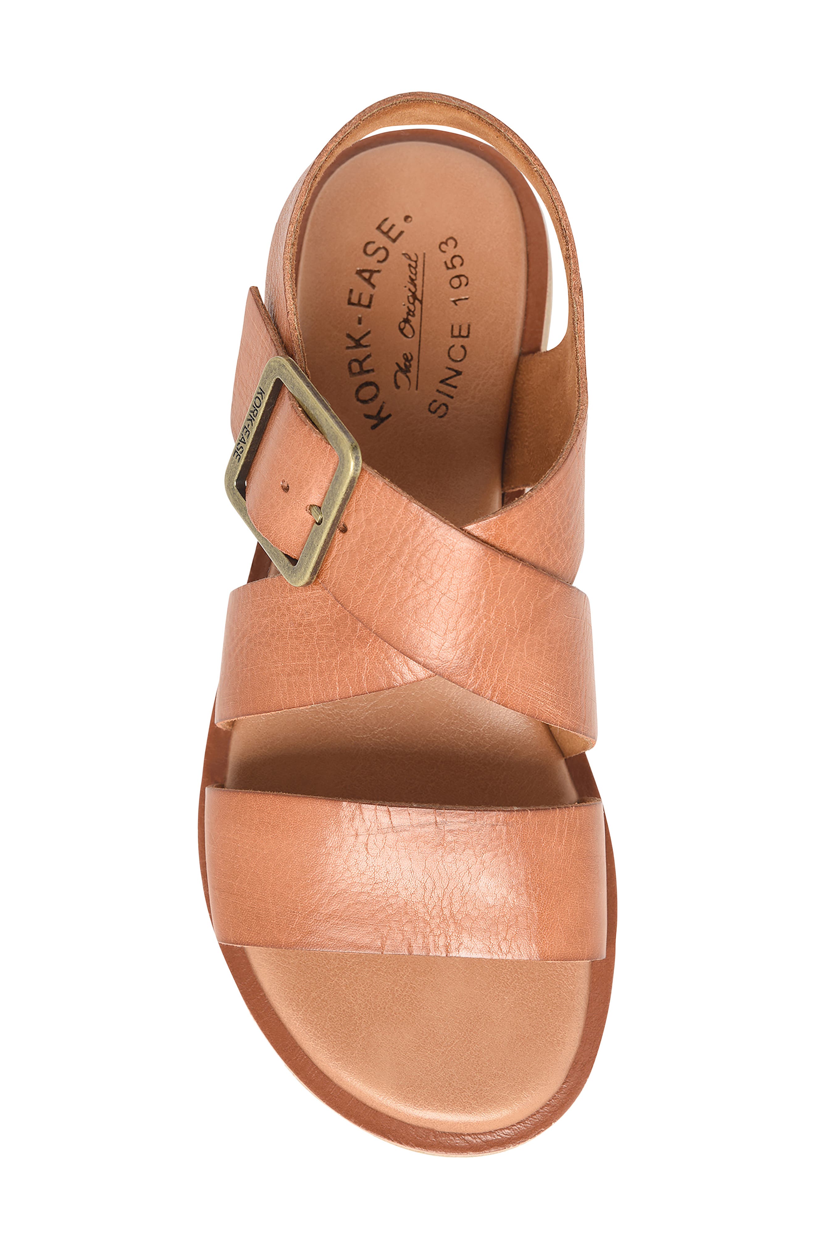 Kork-Ease<sup>®</sup> Dara Ankle Strap Sandal, Alternate, color, Rust