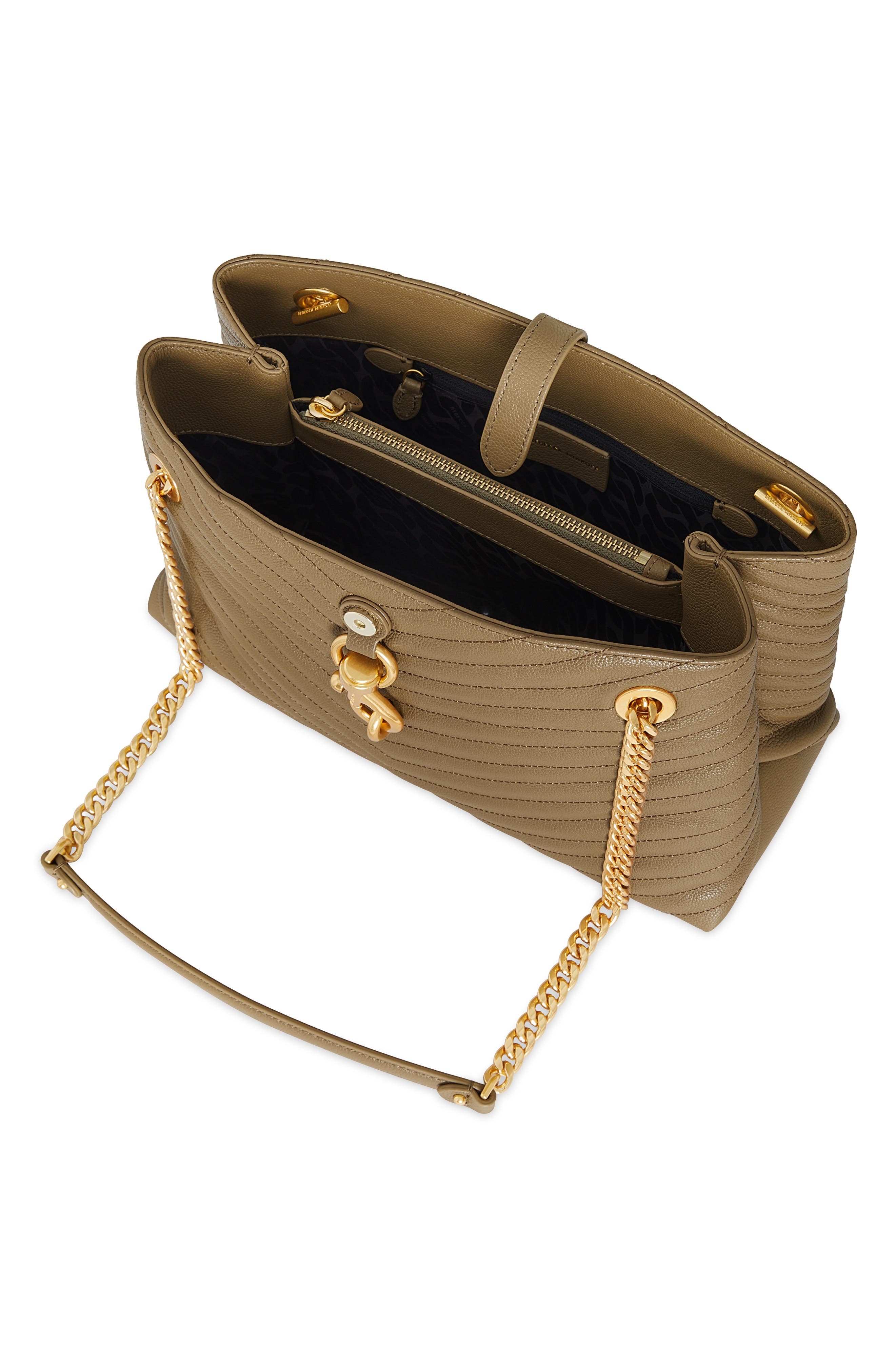 Rebecca Minkoff Medium Edie Quilted Leather Tote, Alternate, color, 