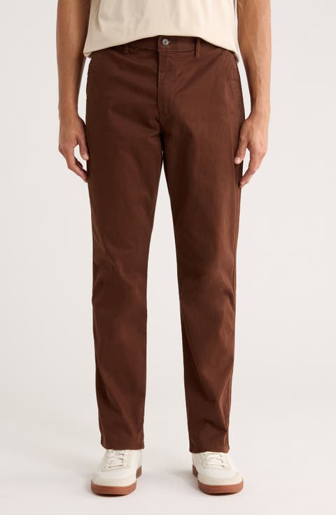 Sateen Flat Front Pants